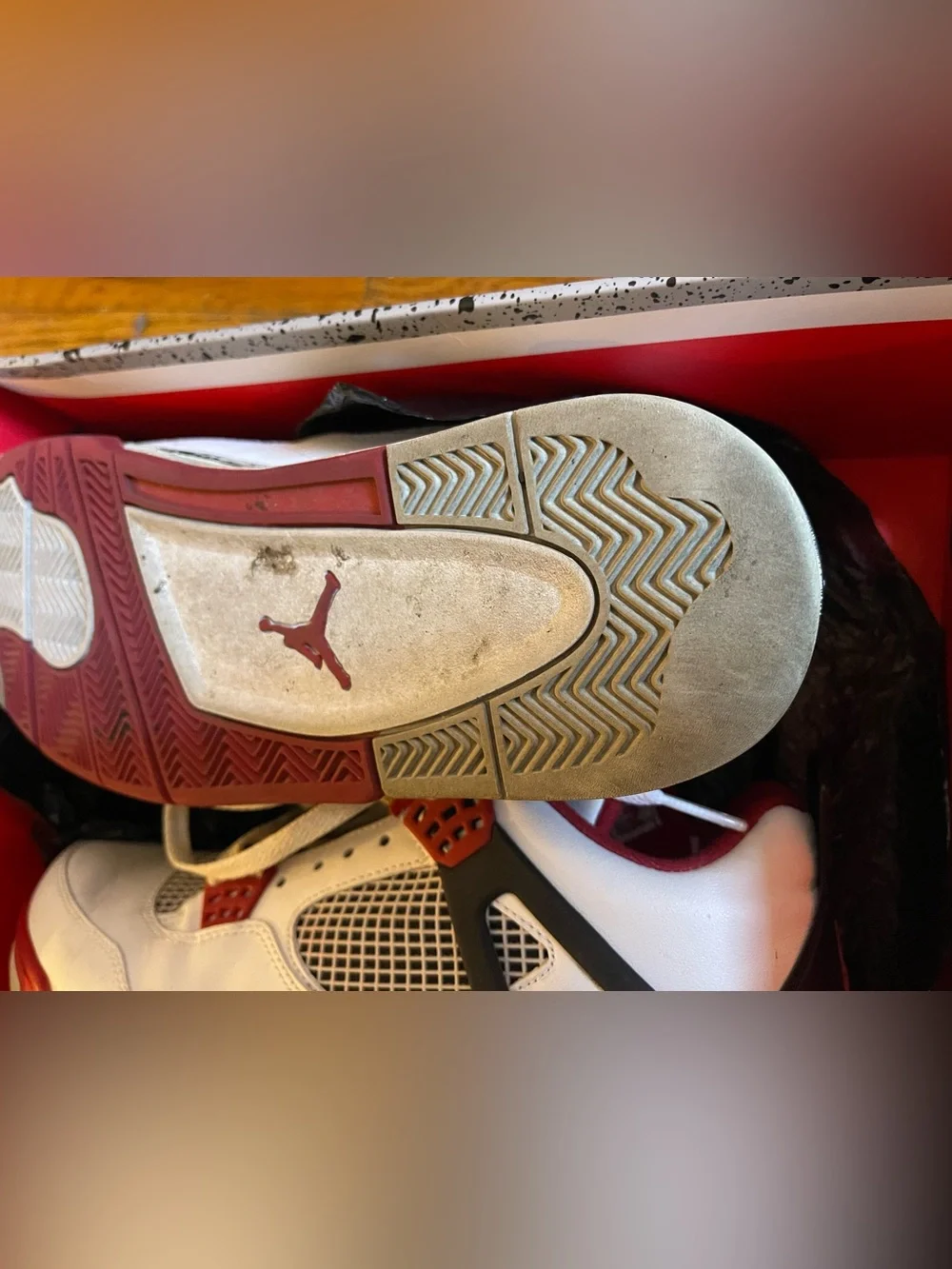 Jordan Red Jumpman Silhouette Canvas Art